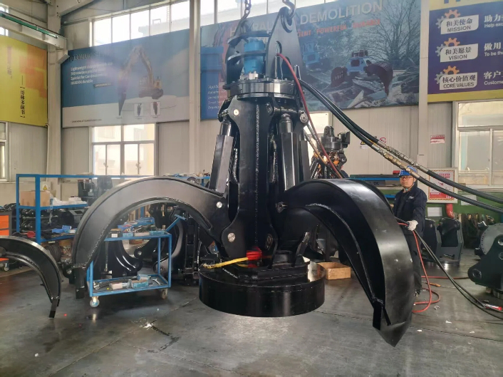 HOMIE Excavator Hydraulic Magnet Grapple